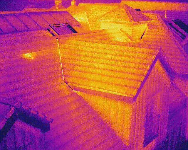Thermal Imaging Roof Survey Image Yeovil